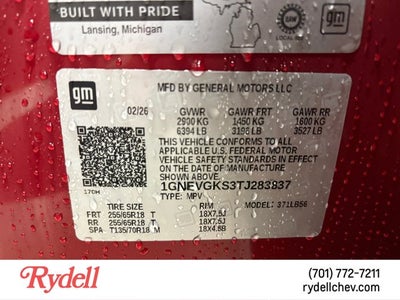 2026 Chevrolet Traverse AWD LT