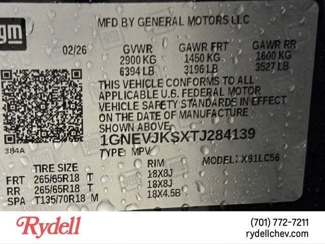 2026 Chevrolet Traverse AWD Z71