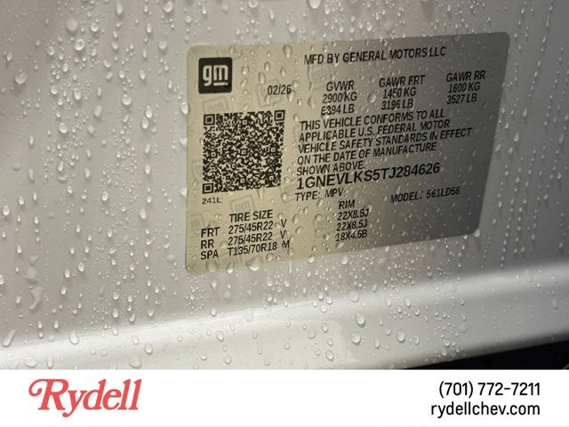 2026 Chevrolet Traverse AWD RS