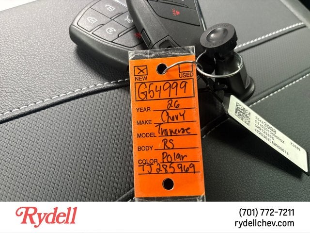 2026 Chevrolet Traverse AWD RS