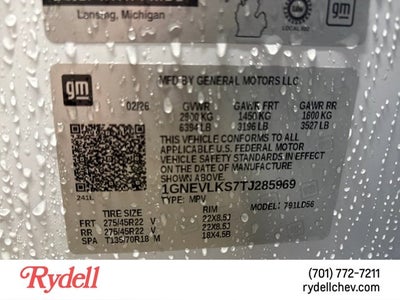 2026 Chevrolet Traverse AWD RS