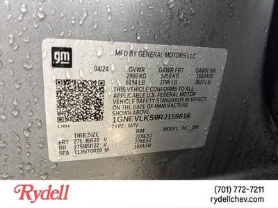 2024 Chevrolet Traverse AWD RS