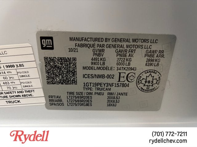 2022 GMC Sierra 2500HD AT4