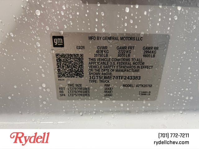 2026 GMC Sierra 2500HD SLE