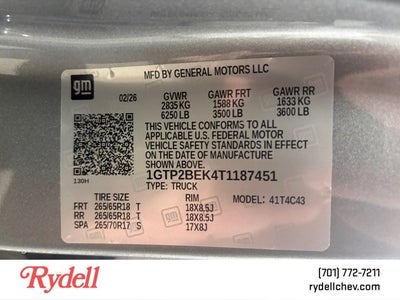 2026 GMC Canyon 4WD Elevation