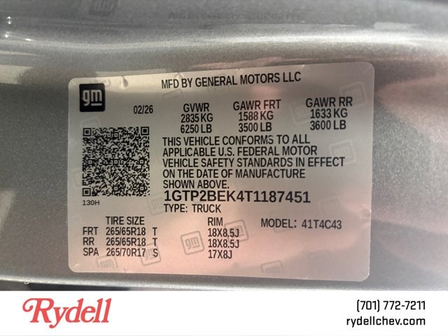 2026 GMC Canyon 4WD Elevation