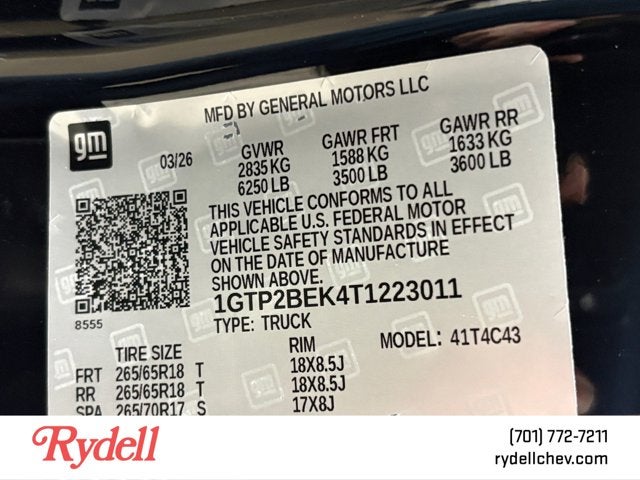 2026 GMC Canyon 4WD Elevation