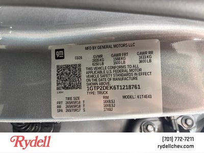 2026 GMC Canyon 4WD AT4