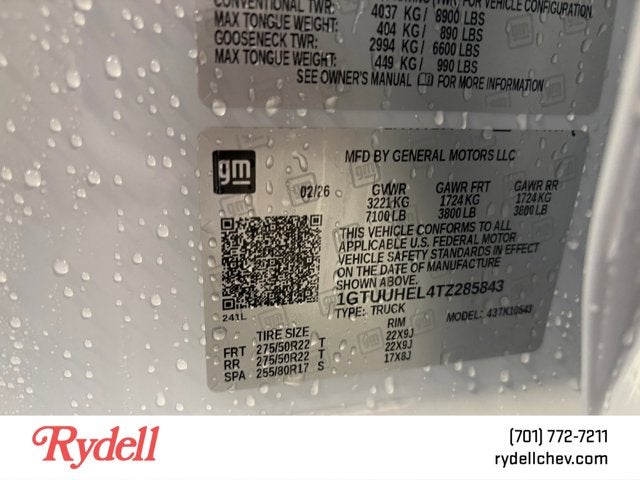 2026 GMC Sierra 1500 Denali Ultimate