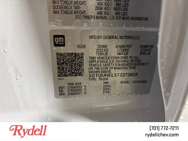 2026 GMC Sierra 1500 Denali Ultimate