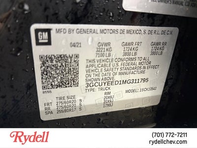 2021 Chevrolet Silverado 1500 RST