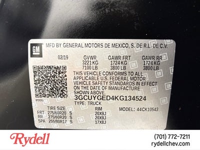 2019 Chevrolet Silverado 1500 LTZ