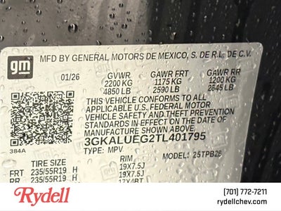 2026 GMC Terrain AWD Elevation