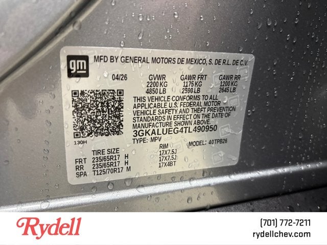 2026 GMC Terrain AWD Elevation