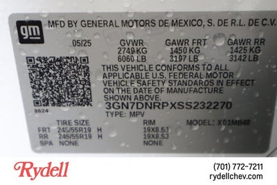 2025 Chevrolet Equinox EV LT2 w/PDE