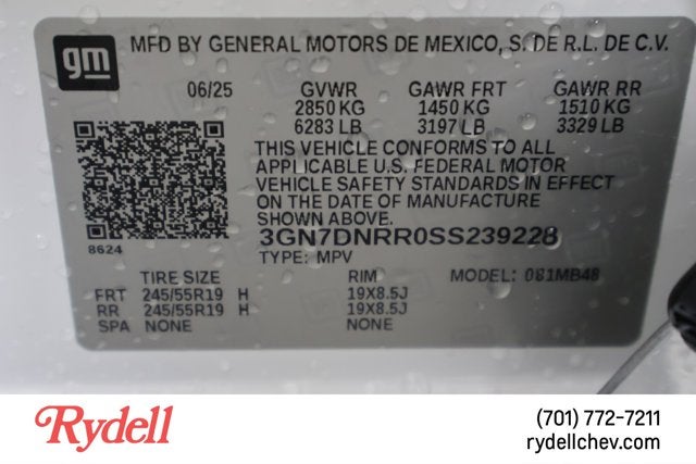 2025 Chevrolet Equinox EV LT2 w/PDE