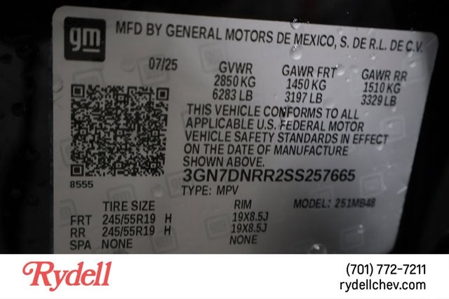 2025 Chevrolet Equinox EV LT2 w/PDE