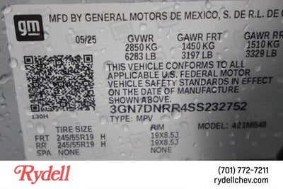 2025 Chevrolet Equinox EV LT2 w/PDE