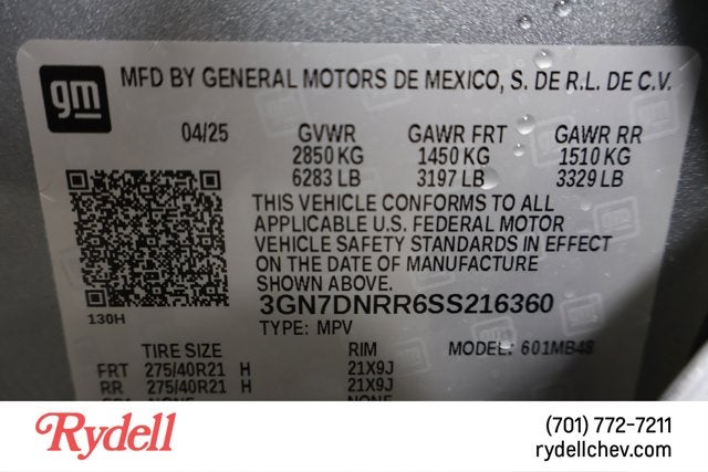 2025 Chevrolet Equinox EV LT2 w/PDE