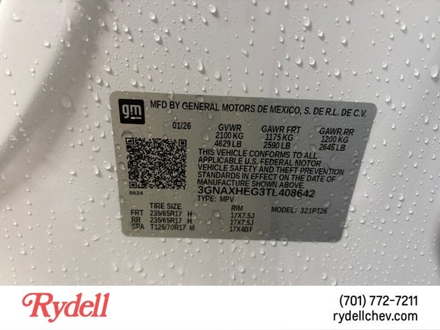 2026 Chevrolet Equinox FWD LT