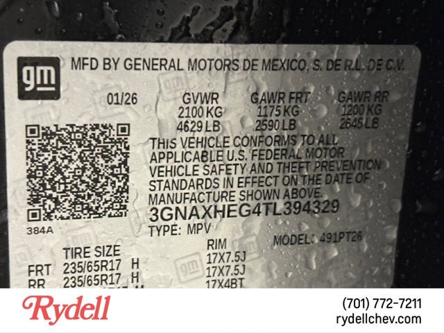 2026 Chevrolet Equinox FWD LT