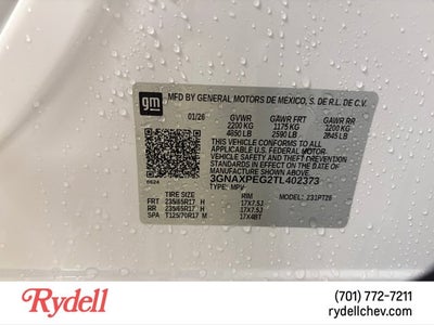 2026 Chevrolet Equinox AWD LT