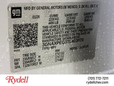 2026 Chevrolet Equinox AWD LT