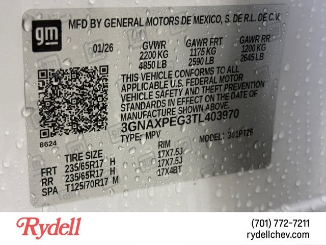 2026 Chevrolet Equinox AWD LT