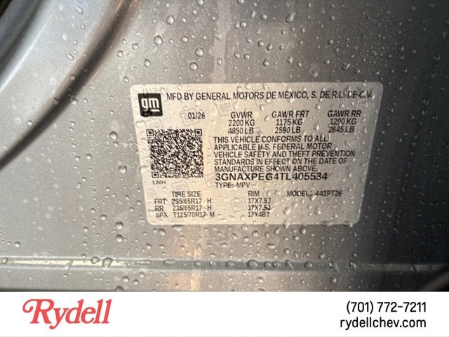 2026 Chevrolet Equinox AWD LT