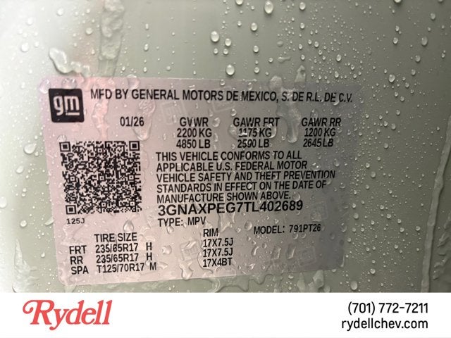 2026 Chevrolet Equinox AWD LT