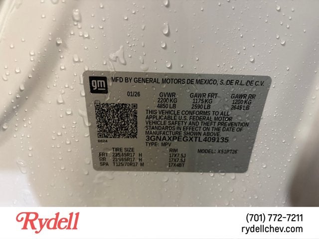 2026 Chevrolet Equinox AWD LT