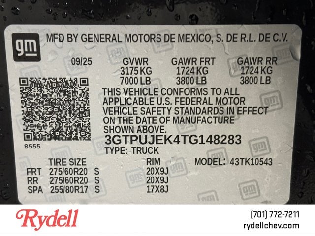 2026 GMC Sierra 1500 Elevation