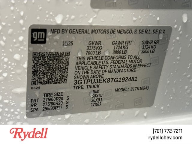 2026 GMC Sierra 1500 Elevation