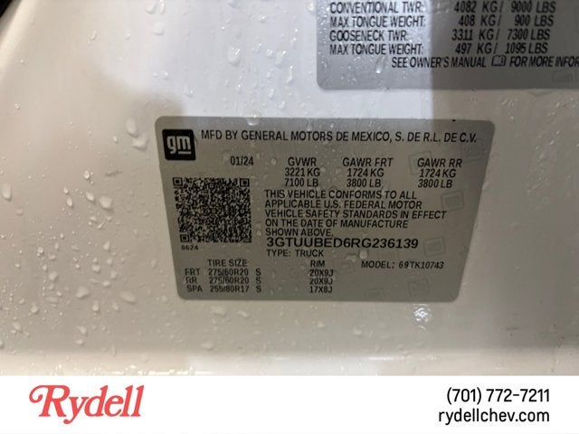 2024 GMC Sierra 1500 SLE