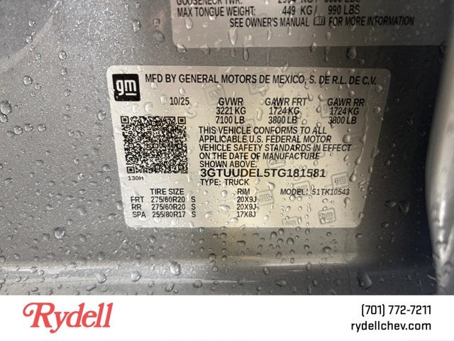 2026 GMC Sierra 1500 SLT