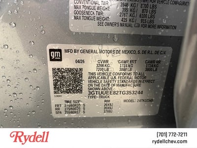 2026 GMC Sierra 1500 AT4