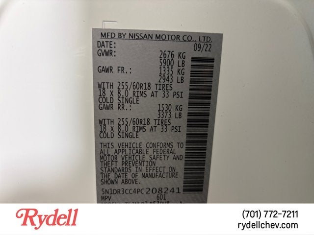 2023 Nissan Pathfinder SL