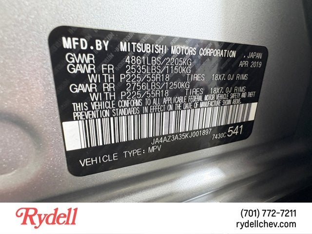 2019 Mitsubishi Outlander ES