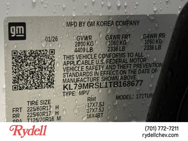 2026 Chevrolet Trailblazer LT