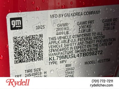 2026 Chevrolet Trailblazer RS