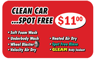 Clean Car Spot Free Car Wash Package