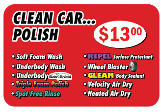 Clean Car Polish Car Wash Package