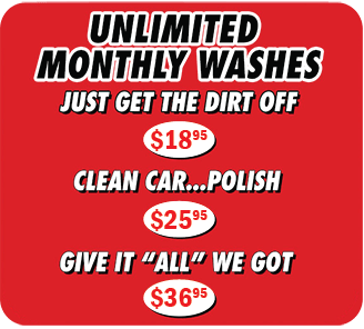 Unlimited Monthly Washes