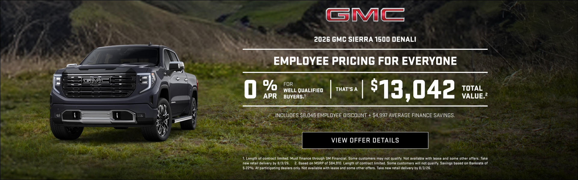 GMC Emp Price