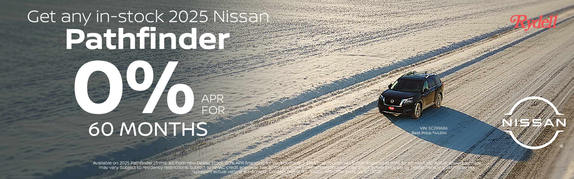 0% APR Pathfinder Feb