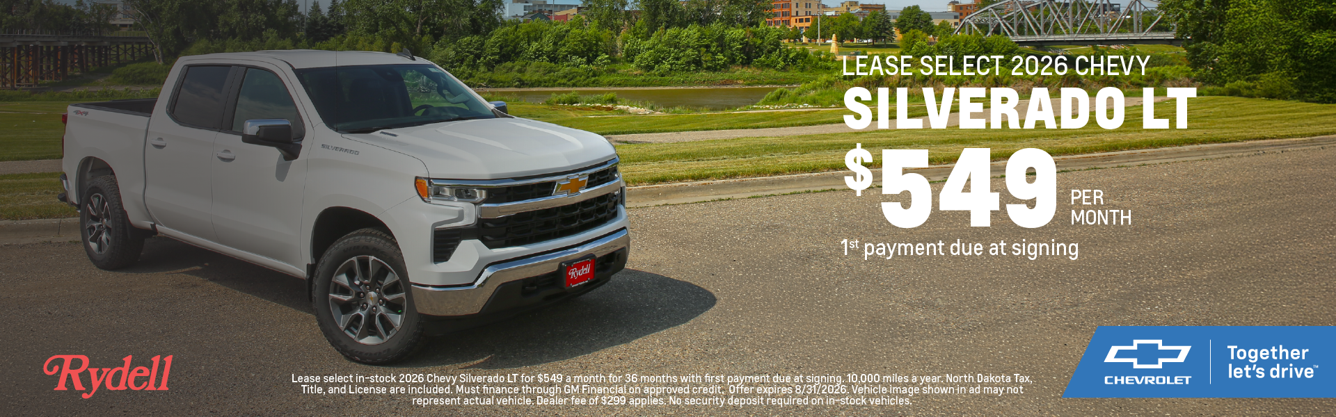 Silverado lease Aug
