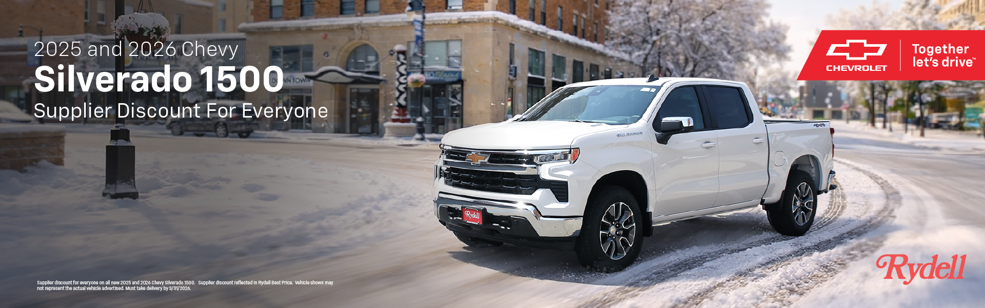 Silverado 2025 -26 Supplier Discounts